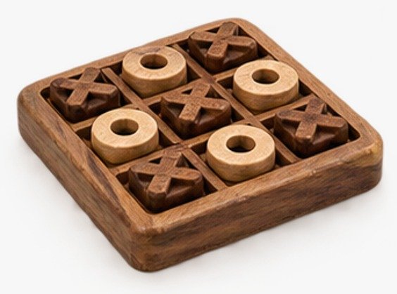 Wooden Tic-Tac-Toe Game